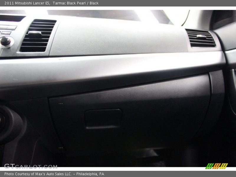 Tarmac Black Pearl / Black 2011 Mitsubishi Lancer ES