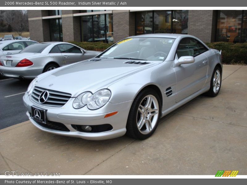 Iridium Silver Metallic / Ash 2006 Mercedes-Benz SL 500 Roadster
