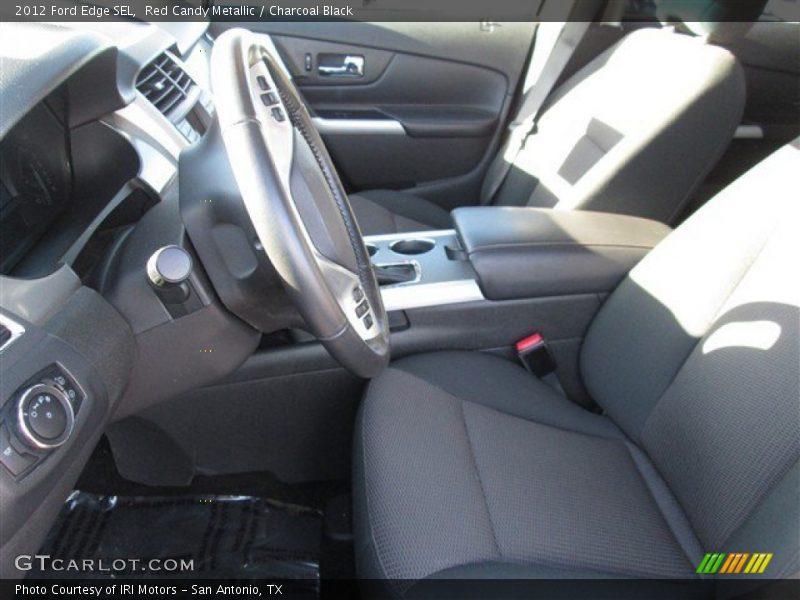 Red Candy Metallic / Charcoal Black 2012 Ford Edge SEL