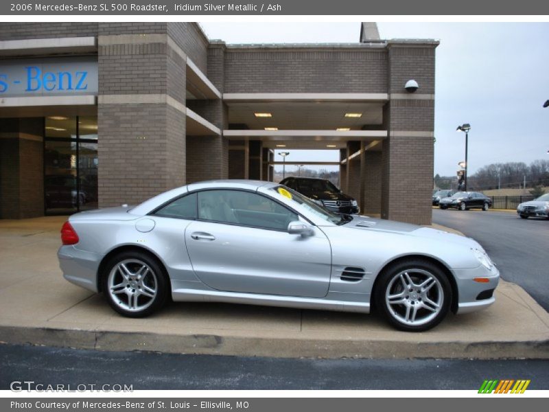 Iridium Silver Metallic / Ash 2006 Mercedes-Benz SL 500 Roadster