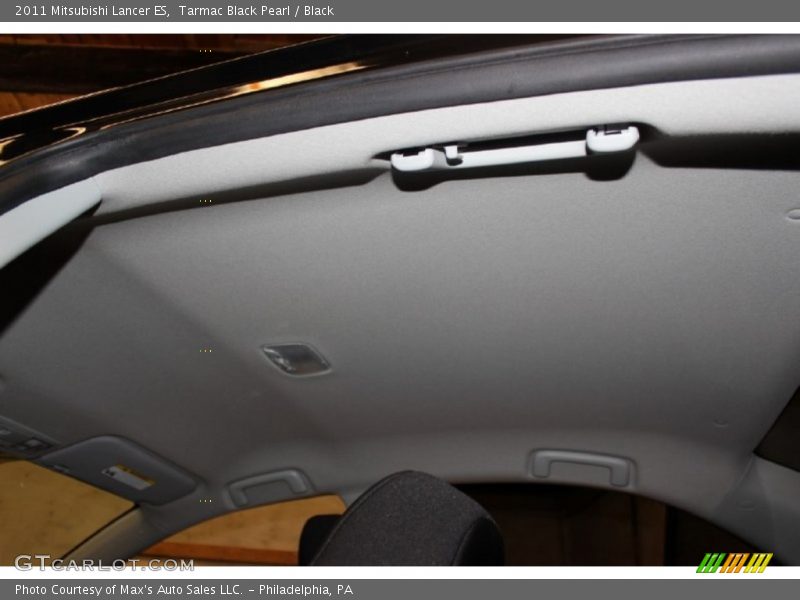 Tarmac Black Pearl / Black 2011 Mitsubishi Lancer ES