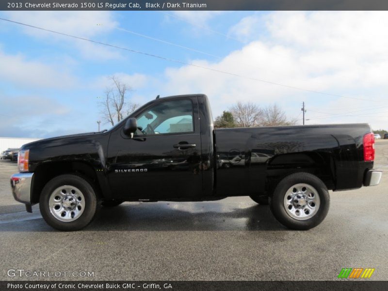 Black / Dark Titanium 2013 Chevrolet Silverado 1500 LS Regular Cab