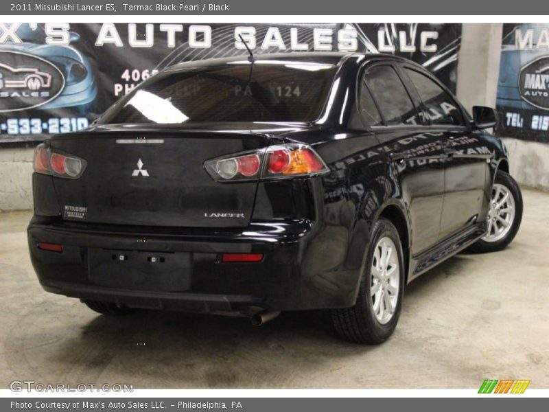 Tarmac Black Pearl / Black 2011 Mitsubishi Lancer ES