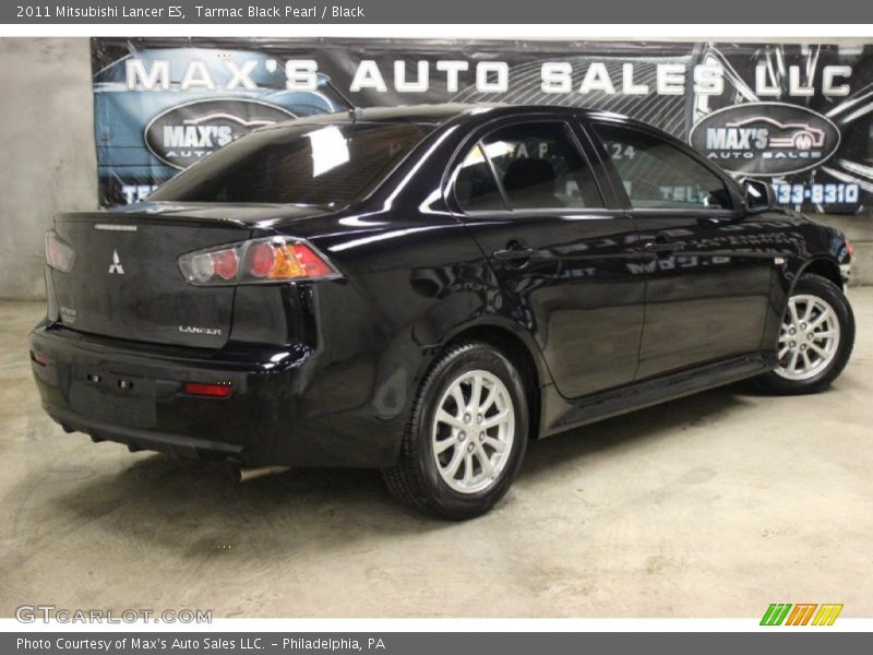 Tarmac Black Pearl / Black 2011 Mitsubishi Lancer ES