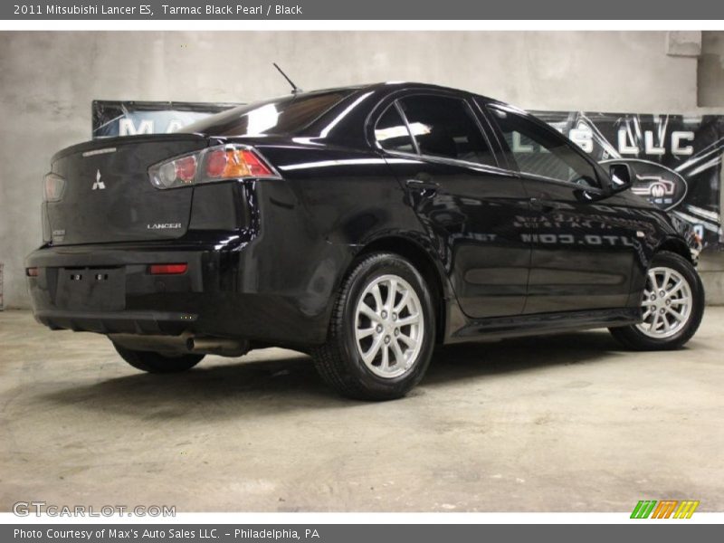 Tarmac Black Pearl / Black 2011 Mitsubishi Lancer ES