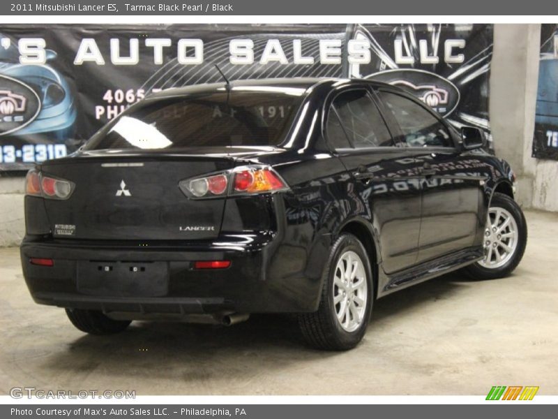 Tarmac Black Pearl / Black 2011 Mitsubishi Lancer ES