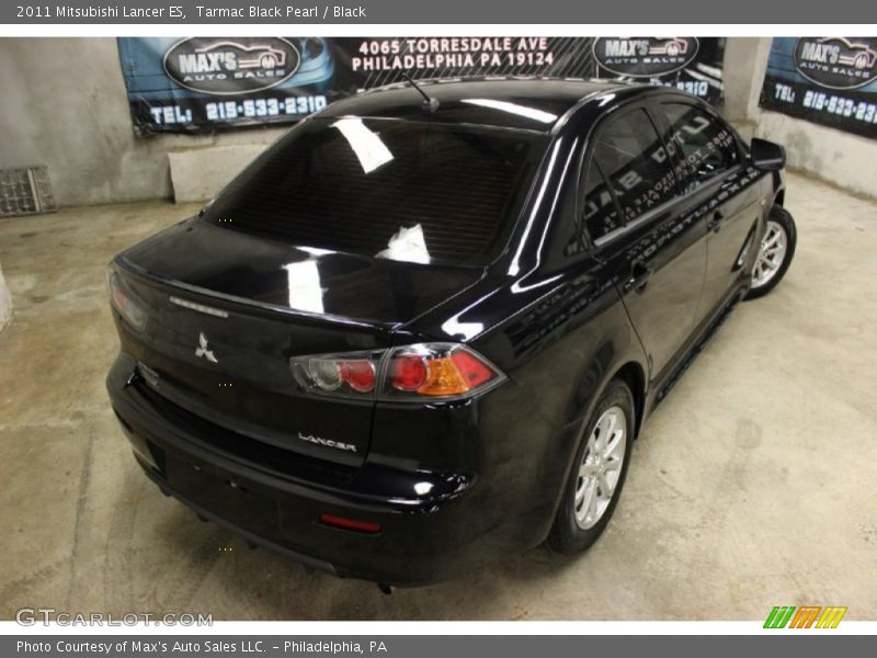 Tarmac Black Pearl / Black 2011 Mitsubishi Lancer ES