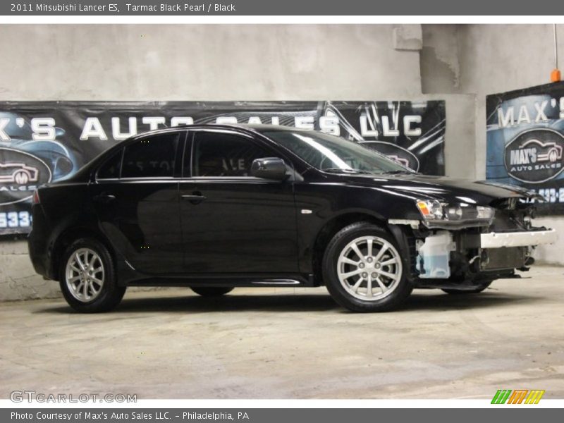 Tarmac Black Pearl / Black 2011 Mitsubishi Lancer ES