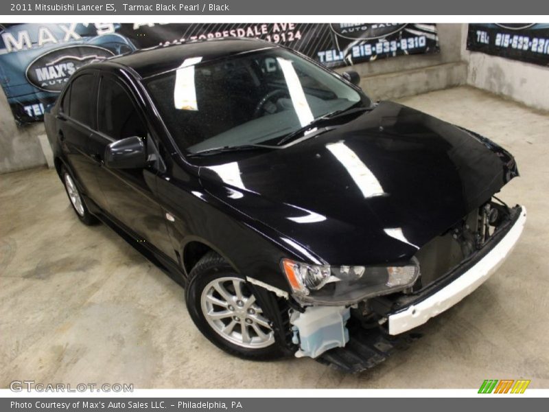 Tarmac Black Pearl / Black 2011 Mitsubishi Lancer ES
