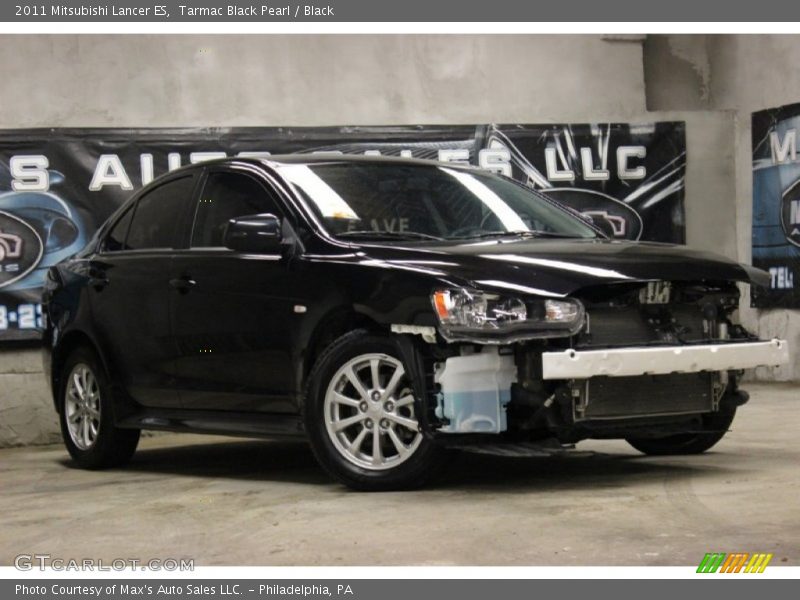 Tarmac Black Pearl / Black 2011 Mitsubishi Lancer ES