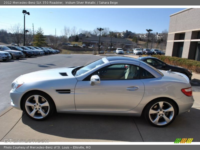 Iridium Silver Metallic / Sahara Beige 2012 Mercedes-Benz SLK 350 Roadster