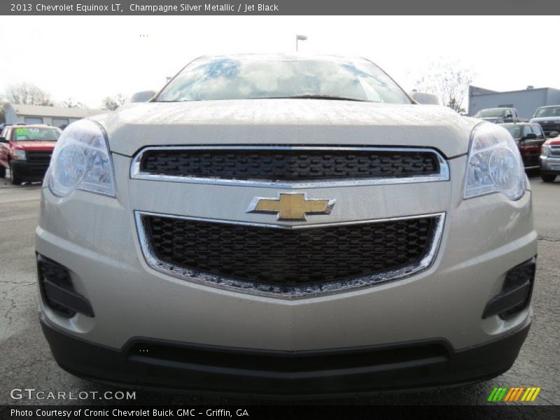 Champagne Silver Metallic / Jet Black 2013 Chevrolet Equinox LT