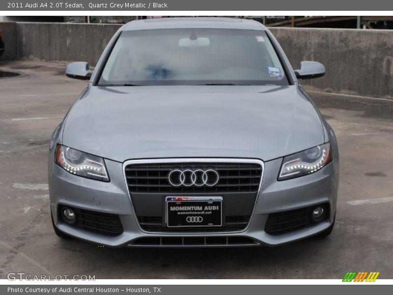 Quartz Grey Metallic / Black 2011 Audi A4 2.0T Sedan