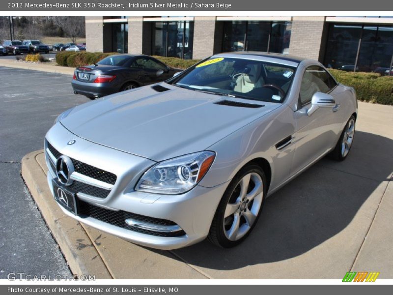 Iridium Silver Metallic / Sahara Beige 2012 Mercedes-Benz SLK 350 Roadster