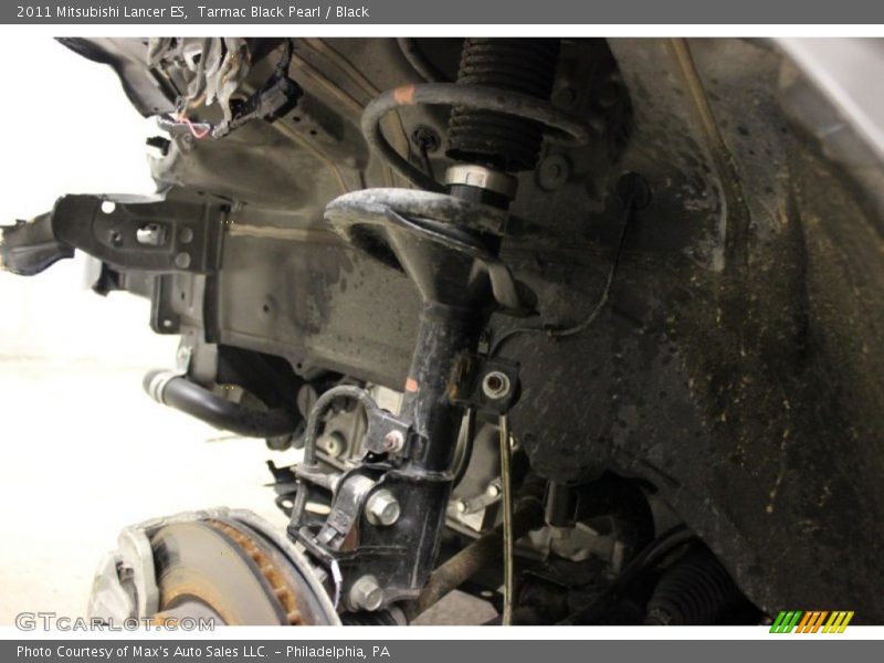 Tarmac Black Pearl / Black 2011 Mitsubishi Lancer ES