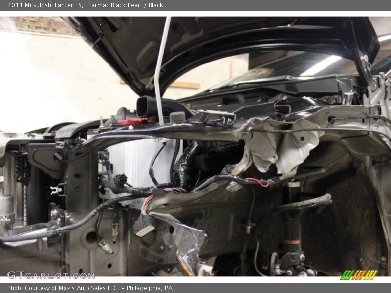 Tarmac Black Pearl / Black 2011 Mitsubishi Lancer ES