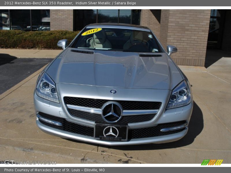 Iridium Silver Metallic / Sahara Beige 2012 Mercedes-Benz SLK 350 Roadster