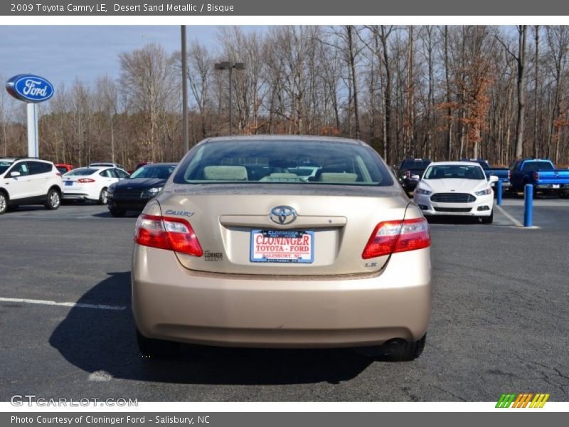 Desert Sand Metallic / Bisque 2009 Toyota Camry LE