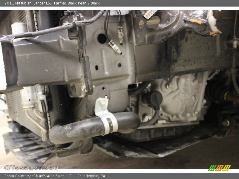 Tarmac Black Pearl / Black 2011 Mitsubishi Lancer ES