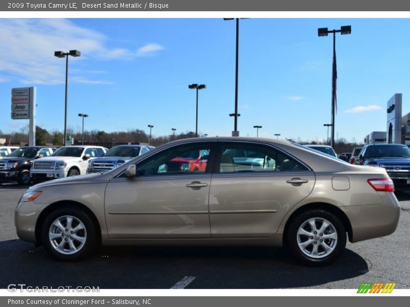 Desert Sand Metallic / Bisque 2009 Toyota Camry LE