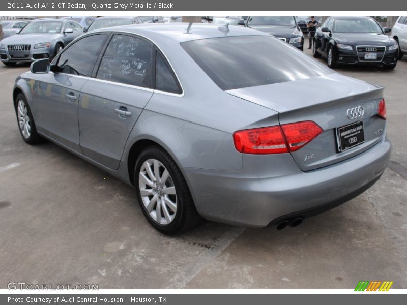 Quartz Grey Metallic / Black 2011 Audi A4 2.0T Sedan