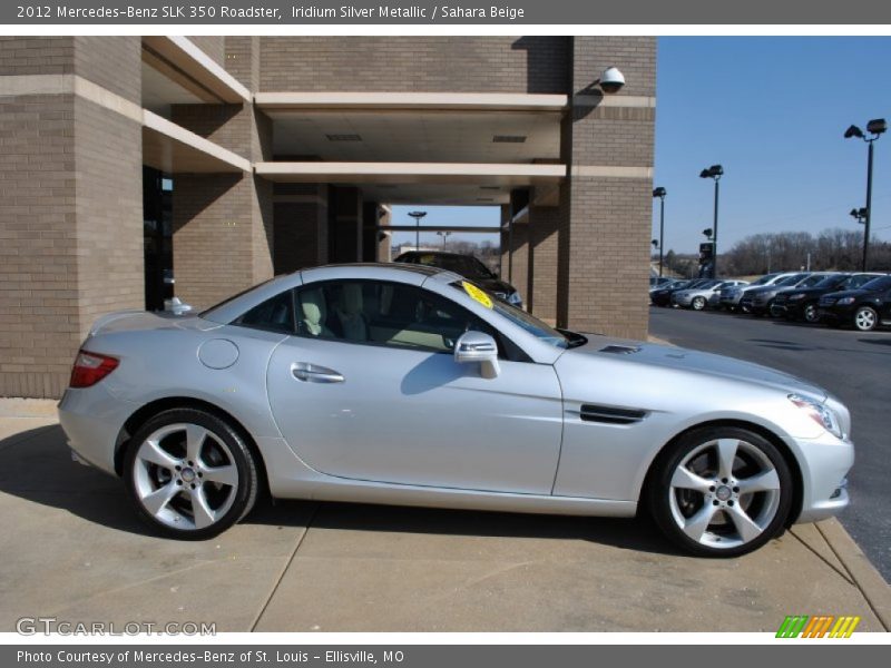 Iridium Silver Metallic / Sahara Beige 2012 Mercedes-Benz SLK 350 Roadster