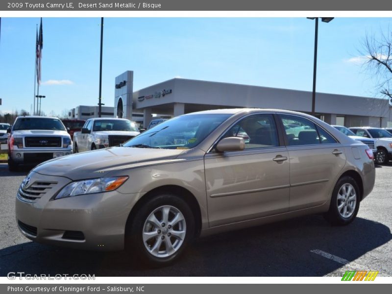 Desert Sand Metallic / Bisque 2009 Toyota Camry LE