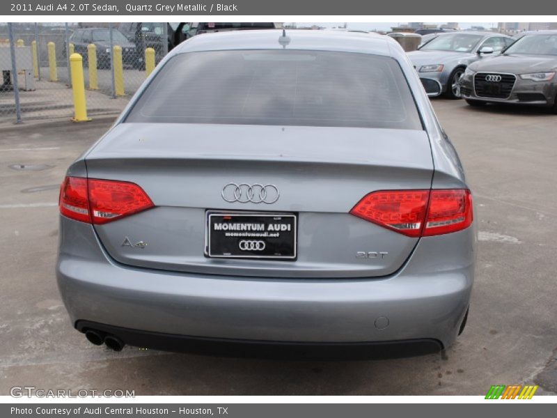 Quartz Grey Metallic / Black 2011 Audi A4 2.0T Sedan
