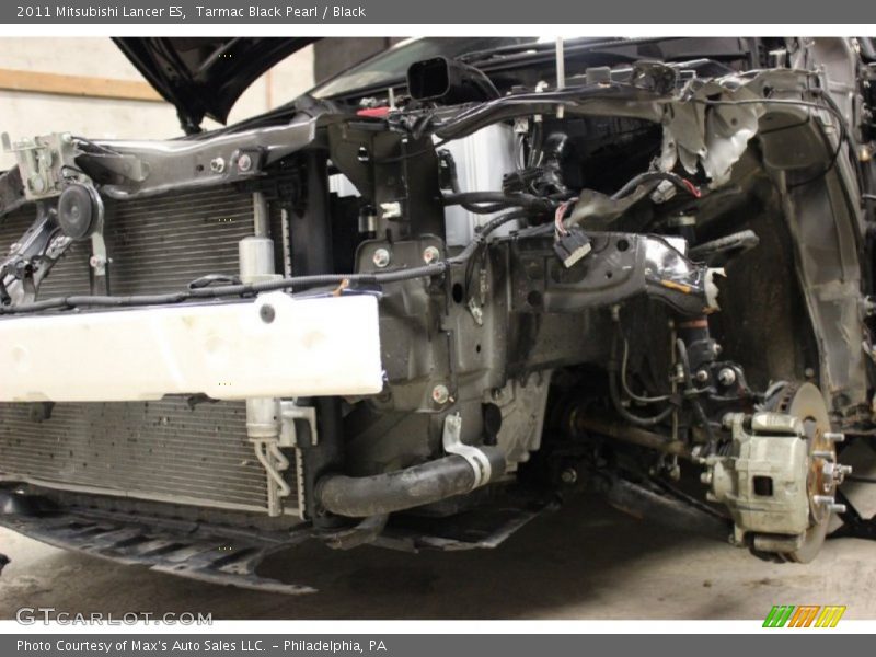 Tarmac Black Pearl / Black 2011 Mitsubishi Lancer ES