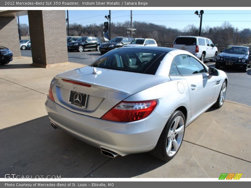 Iridium Silver Metallic / Sahara Beige 2012 Mercedes-Benz SLK 350 Roadster