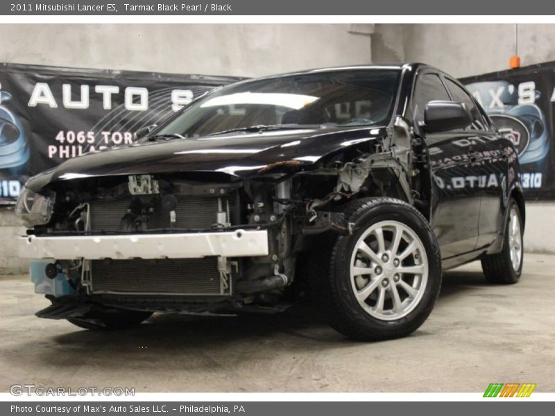 Tarmac Black Pearl / Black 2011 Mitsubishi Lancer ES