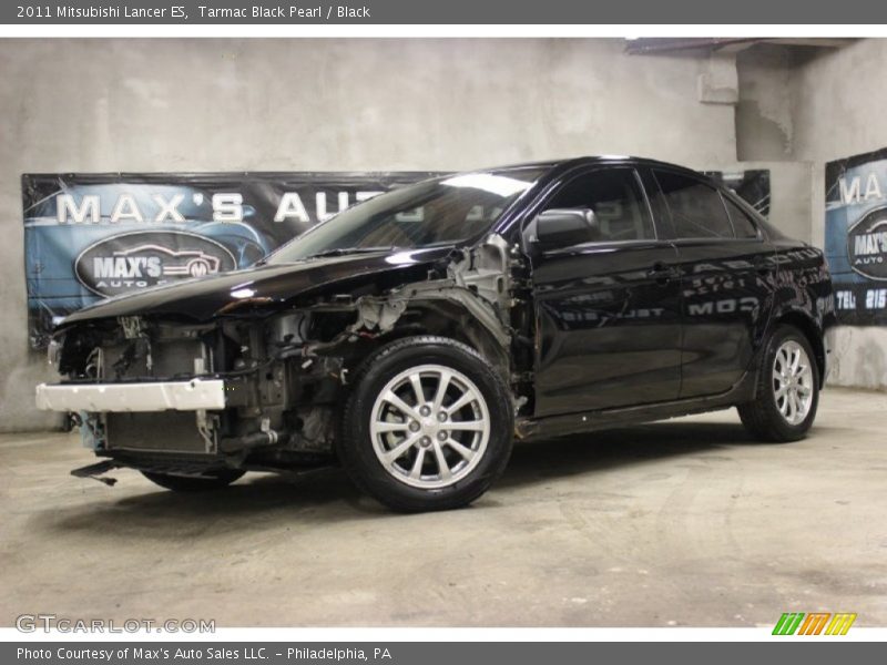 Tarmac Black Pearl / Black 2011 Mitsubishi Lancer ES