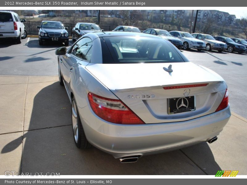 Iridium Silver Metallic / Sahara Beige 2012 Mercedes-Benz SLK 350 Roadster