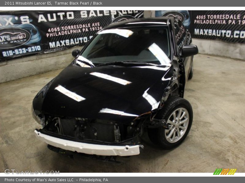 Tarmac Black Pearl / Black 2011 Mitsubishi Lancer ES