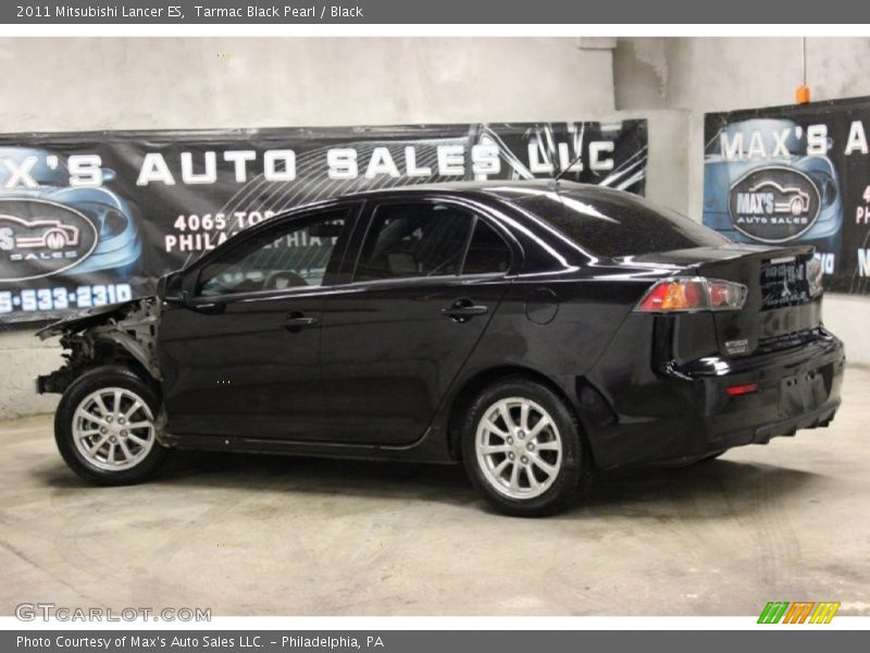 Tarmac Black Pearl / Black 2011 Mitsubishi Lancer ES