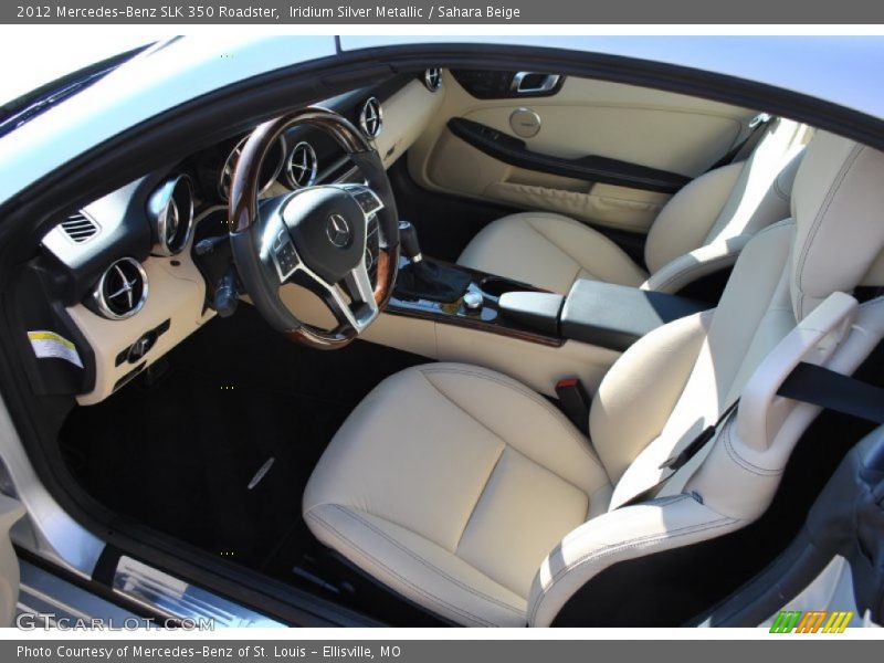 Iridium Silver Metallic / Sahara Beige 2012 Mercedes-Benz SLK 350 Roadster