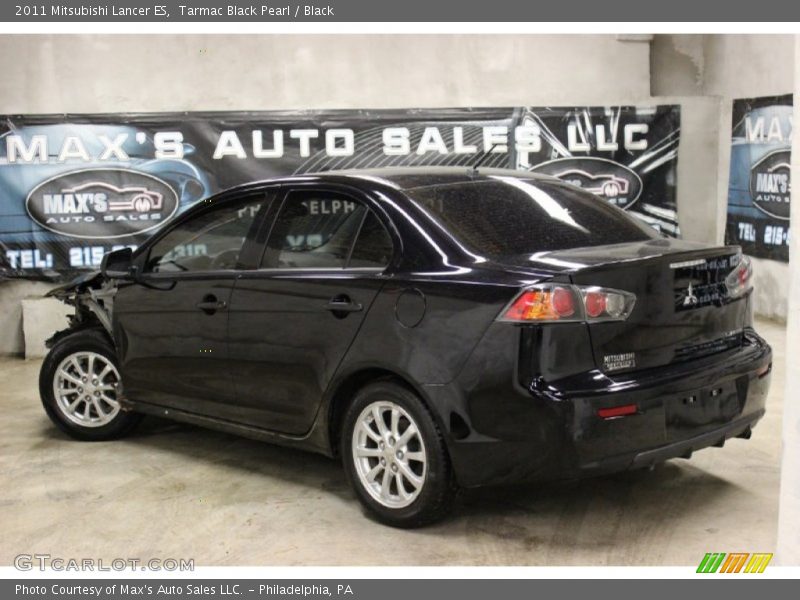 Tarmac Black Pearl / Black 2011 Mitsubishi Lancer ES