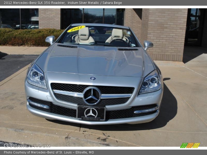 Iridium Silver Metallic / Sahara Beige 2012 Mercedes-Benz SLK 350 Roadster