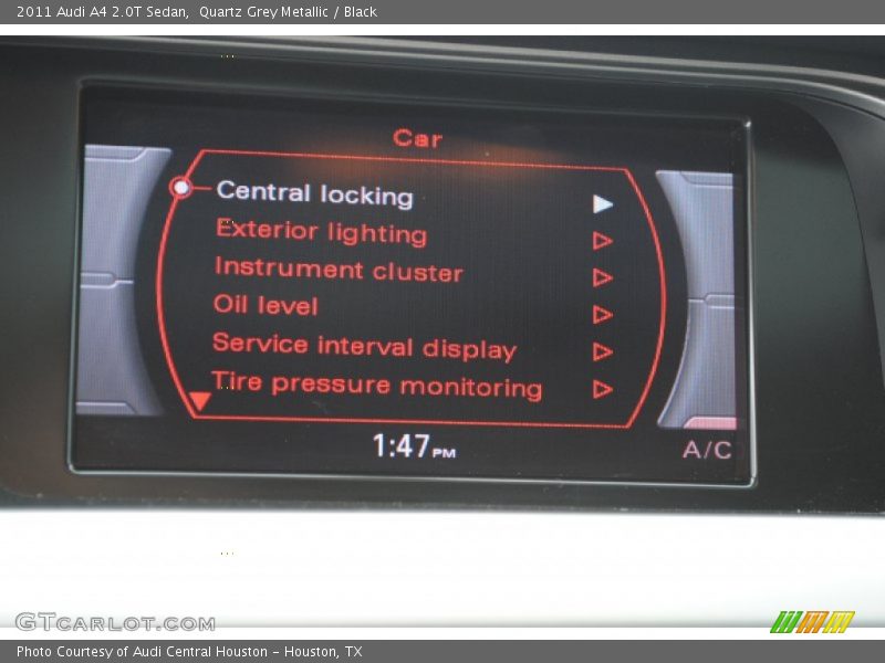 Quartz Grey Metallic / Black 2011 Audi A4 2.0T Sedan