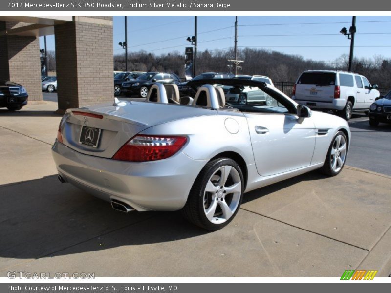 Iridium Silver Metallic / Sahara Beige 2012 Mercedes-Benz SLK 350 Roadster