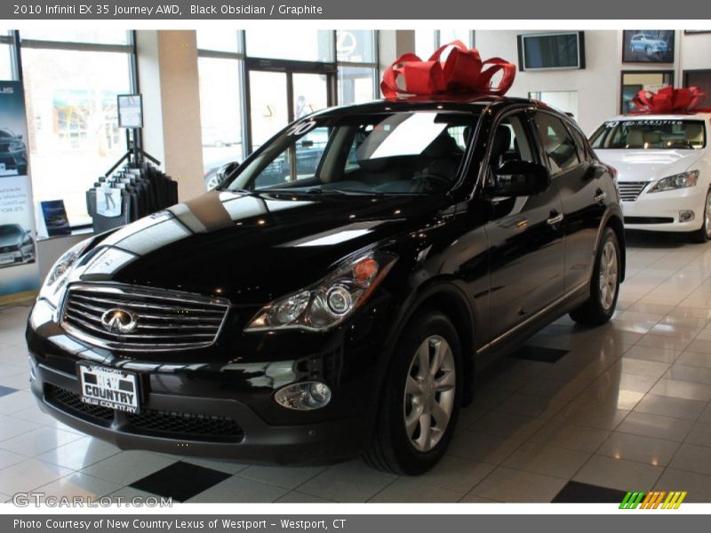 Black Obsidian / Graphite 2010 Infiniti EX 35 Journey AWD