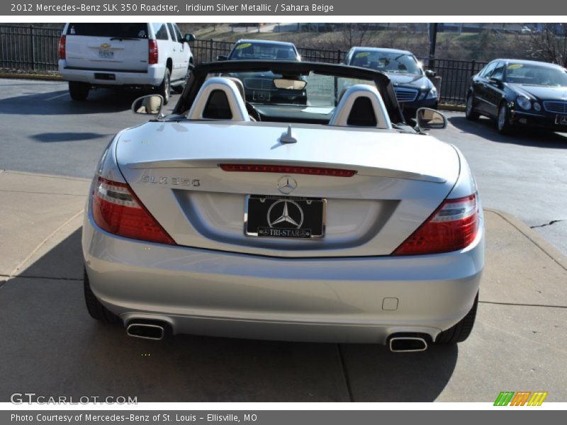 Iridium Silver Metallic / Sahara Beige 2012 Mercedes-Benz SLK 350 Roadster