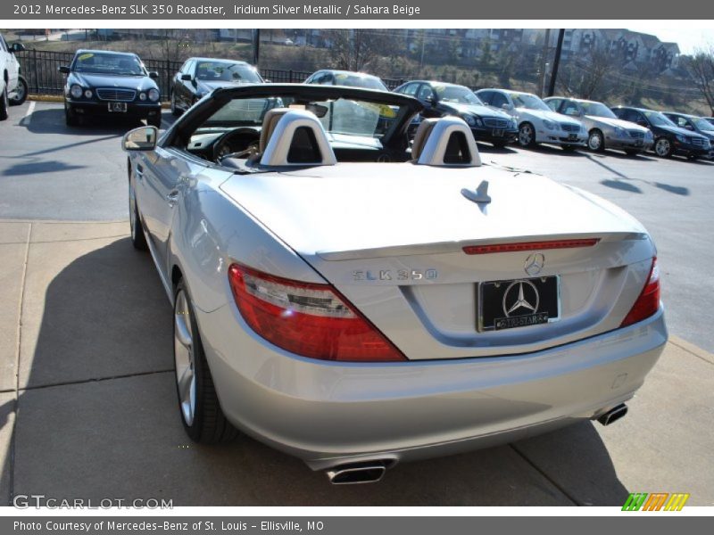 Iridium Silver Metallic / Sahara Beige 2012 Mercedes-Benz SLK 350 Roadster