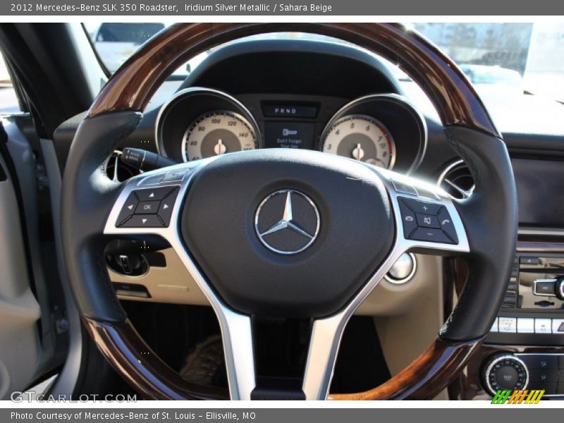 Iridium Silver Metallic / Sahara Beige 2012 Mercedes-Benz SLK 350 Roadster