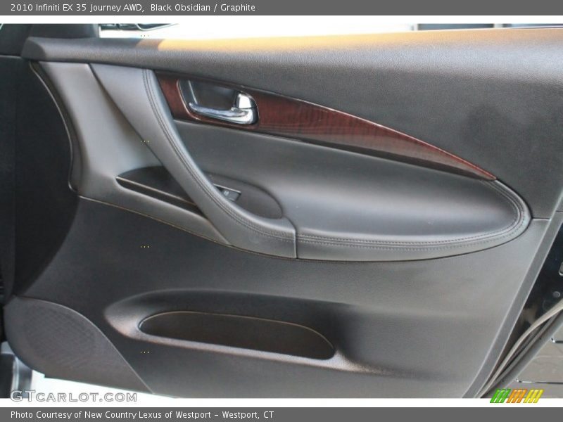 Black Obsidian / Graphite 2010 Infiniti EX 35 Journey AWD