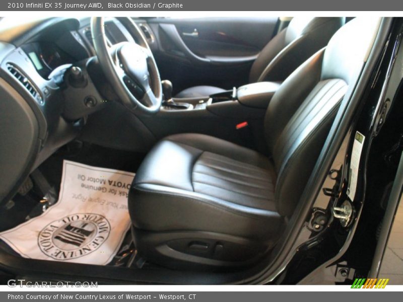 Black Obsidian / Graphite 2010 Infiniti EX 35 Journey AWD