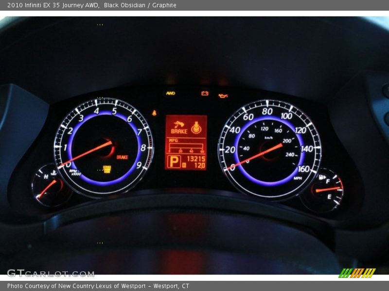 Black Obsidian / Graphite 2010 Infiniti EX 35 Journey AWD