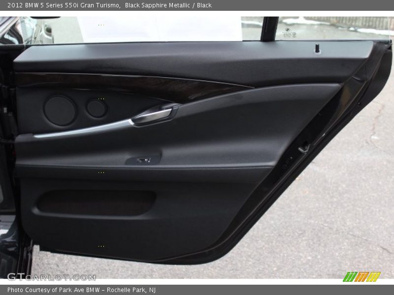 Black Sapphire Metallic / Black 2012 BMW 5 Series 550i Gran Turismo