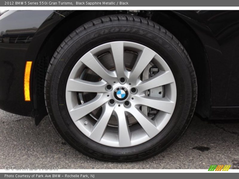 Black Sapphire Metallic / Black 2012 BMW 5 Series 550i Gran Turismo