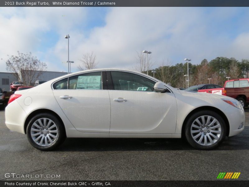 White Diamond Tricoat / Cashmere 2013 Buick Regal Turbo